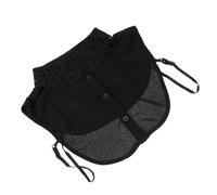 Beavorty 1 Pieza camisa con cuello falso cuello de media camisa falso cuello de la camisa de las mujeres camiseta chaquetones camisas suéter hombre falso cuello de gasa medio cuello falso