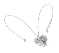 Beavorty 1 Pieza Collar De Corazón Collares Para Mujer Colgante Para Colgar En El Cuello Adorable Adorno Para El Cuello Colgante De Estilo Retro Collar De Moda Aleación Plata