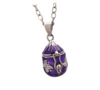 Beavorty 1 Pieza Deseando Colgante Mascota Memorial Collar Mujer Joyas De Cenizas Cenizante Joya De Cremación De Cremación Colgante Para Cenizas Encanto y Collar Para Cenizas Púrpura Cobre