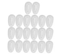 Beavorty 10 Pares De Almohadillas De Silicona Para Gafas Almohadillas Nasales Para Gafas Para La Nariz Soporte De Repuesto Para La Nariz