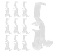 Beavorty 10 Piezas Clips para Persianas de 2 Pulgadas de Pom Instalación Fácil y Ajuste Seguro para Soporte de Cenefa en Persianas Verticales y Horizontales