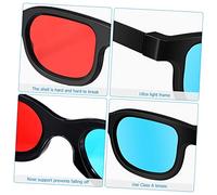 Beavorty 10 piezas Gafas con Lentes Rojo Azul Ultra Ligeras para Cine Casa y Proyector Compatibles con Monitores y Televisores Ordinarios
