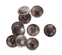 Beavorty 10 Piezas Gemelos de metal pequeño Botones botón gemelos decorativos para camisa Accesorios de ropa gemelos para camisa personalizados sujetadores de costura Decoración de la ropa
