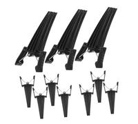 Beavorty 10 Piezas Pinzas para Aumentar Volumen al Cabello Negras Posicionador de Raíz del Cabello Peinado Natural sin Marcas Herramienta Fácil para Voluminizar la Coronilla