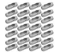 Beavorty 100 Cierres de Cadena de Cuentas Pequeñas de Acero Inoxidable 304, Broches para Hacer Joyas de 3.0/3.2 Mm, Conectores Seguros para Collares y Llaveros de Bricolaje