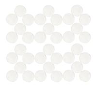 Beavorty 100 Cuentas de Conchas Planas Redondas Naturales para Fabricación de Collares y Pulseras, Piezas de 5 CM para Bricolaje y Adornos Colgantes de Estilo Hawaiano