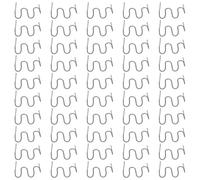 Beavorty 100 Grapas de Soldadura Plástico Ondulada 0,6 Mm 100 Piezas para Reparación de Parachoques de Coche y Carrocería, Suministros Esenciales para Soldadura Automotriz y Reparación