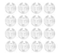Beavorty 100 Piezas Conector de Cadena Ciega para Persianas Enrollables, Conector de Cadena de Cuentas para Persianas, Pom, Transparente, Ajuste Vertical, Empalme sin Costuras, para Uso