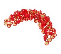 Beavorty 100 Pines de Póster Rojos Cabeza Grande para Tableros de Corcho, Chinchetas Planas para Papelería y Uso en Aulas