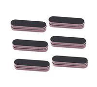 Beavorty 100piezas Arena Negra Doble Cara Herramienta De Manicura Para Pulir y Decorar Uñas De Dedos Bloque De Lijado De Uñas