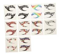 Beavorty 10pares Pegatinas Adhesivas De Delineador De Ojos Temporal Para Maquillaje De Fiesta Halloween y Cosplay Calcomanías De Sombra De Ojos Reutilizables