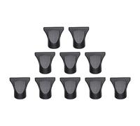 Beavorty 10piezas Boquillas Para Secador De Pelo Pc Resistente Alta Temperatura Concentrador Plana Reutilizable Para Alisar y Definir Estilo Compatible Con Secadores Pequeños y Modeladores