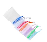 Beavorty 10piezas Hecha Mano Para Limpieza y Corporal De Bolsa De Malla Para Jabón De Burbujas Para Guardar Jabón