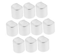Beavorty 10piezas Tapas De Repuesto Para Loción Champú y Emulsión Tapa De Plástico Resistente Prueba De Fugas