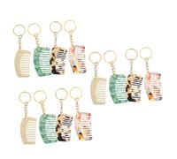 Beavorty 12 Mini Peines De Anchos Para Peine De Anchos Para Rizos Llavero Peine De Anchos Para Cabello Mojado Peine De Anchos Para Cabello Rizado