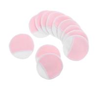 Beavorty 12 Piezas Almohadilla Limpiadora De Fibra De Bambú Agente De Mudanzas Almohadillas Suave Largo Accesorios De Maquillaje Esponja Limpiadora Soplo Facial Rosa Fibra De Bambu