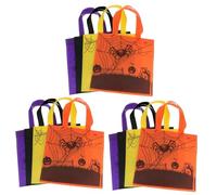 Beavorty 12 Piezas Bolsa De Asas De Halloween Bolsa De Embalaje De Halloween De Rellenos De De Golosinas De De Compras De Tela No Tejida