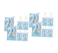 Beavorty 12 Piezas Bolsa De Bolsa De Venta Por Menor Bolsas De Bolsas Para Niños Bolsas Para Embalaje Bolsa De Papel Con Asa Bolsos De Fiesta Favor Bolsas Atasco De Papel
