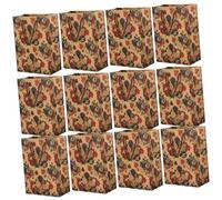 Beavorty 12 Piezas Bolsas de Obsequio con Asas Bolsas de Obsequio de Papel Pequeñas y Grandes para Bodas Fiestas Cumpleaños y Celebraciones Navideñas