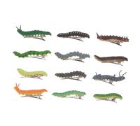 Beavorty 12 Piezas Pala de peluquería clips de cabello de personaje de terror joyas para el cabello de halloween Horquilla de Halloween clips de oruga Metal de plástico