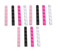 Beavorty 12 Piezas Soporte Portátil para Brochas de Uñas con Ranuras Organizador Multifuncional para Pinceles de Manicura y Maquillaje Almacenamiento de Herramientas de de Uñas