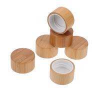 Beavorty 12 Piezas Tapas de Bambú Tapa Cubierta para Botella de Aromaterapia de Aceite Esencial para Uso Casa Perfumes Color Aleatorio