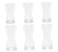 Beavorty 12 Piezas Tubo de Loción Reutilizable para Viaje Contenedores Portátiles de Cosméticos para Perfumes y Gel de Ducha