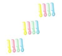 Beavorty 12piezas Peine De Masaje Para Bebés De Peines Redondos Azul Rosa Verde y Amarillo Para Cuidado Seguro Del Cabello De Recién Nacidos y Pequeños Material Suave y Ligero