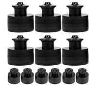 Beavorty 12piezas Tapas Reemplazo Botellas Agua Mineral Push Pull Plástico Reutilizable Tapón Deporte Fácil Apertura Mano para Garrafa