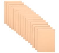 Beavorty 15 Hojas de Piel Falsa para Tatuajes de Silicona Rosa, Piel de Práctica para Tatuajes y Maquillaje, Material Flexible y Realista, Adecuado para Principiantes y Profesionales