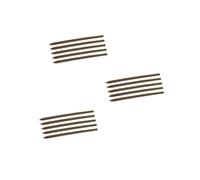 Beavorty 15 Piezas Horquillas de Madera para Mujer Palillos de Cabello Rectos Diseño y Pulido Color Marrón Oscuro Accesorios Naturales para Peinados