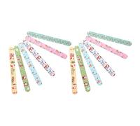 Beavorty 15 Piezas Lima De Uñas De Navidad Limas De Uñas De Cartón Tablas De Esmeril De Doble Cara Para Uñas Limas Para Uñas Limas De Navidad Expediente Papel De Lija Importante