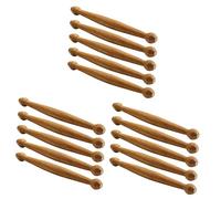 Beavorty 15 Piezas Masajeador De Madera Masajeador De Pies Entrenador De Mandíbula es Faciales De Salud Tailandeses De Rodillos Faciales Reflexología Palo De Masaje De