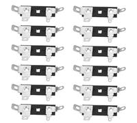 Beavorty 15 Piezas Tira de Terminales de Altavoz Placa de Conector de Liberación por Empuje para Cableado Estéreo, Conexión Estable y Duradera en Reparación Profesional de Audio