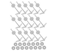 Beavorty 15juegos Clip De Orquídea De Avión De Hierro Juego De Tornillos De Pernos De Palanca y Tuercas De Anclajes Para Espejos Estantes y Marcos Para Paneles