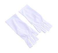 Beavorty 1par Guantes Uv Para Manicura Protección Radiación Uv Cortos Guantes De Nail Art y Elasticidad Para Secado Lámpara