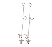 Beavorty 1Par Pendientes De Ángeles De Oración Hip Hop Joyería Del Oído Accesorios
