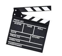 Beavorty 1pieza Claqueta De Cine De Madera Pequeña para Fotografía Profesional y Producción De Videos Accesorio Decorativo Diseño Escribible para Estudiantes y Creadores De Contenido
