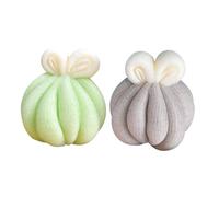 Beavorty 2 Bolas de Baño Esponja Blando Forma Adorable para Masaje y Creación de Burbujas, Paquete de 2 Unidades Adecuado para Limpieza Corporal Espalda