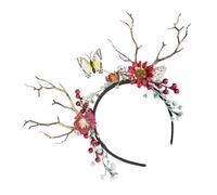 Beavorty 2 Diademas Navideñas Realistas Con Astas De Reno Accesorios Festivos Para El Cabello Para Mujer.