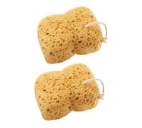 Beavorty 2 Esponjas Exfoliantes Naturales Para El Cuerpo Esponjas De Lufa Para Ducha Bloque De Baño Esponja De Baño Trapo De Lufa Natural Color Marrón Claro