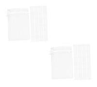 Beavorty 2 Juegos Bolsa De Bolsas Almacenaje as De Almacenamiento Pack De Maquillaje o Fiesta as De a De Golosinas Para Fiestas Organdí 50 Uds * 2