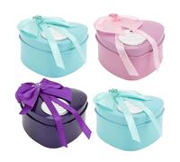 Beavorty 2 Juegos Caja De De Flor De Jabón Ramos De Dulces Jabón Con Aroma A Rosas Jabón De Pétalos De Rosa Jabón De Rosas Presente Caso Del Día De La Planchar 4 Uds * 2