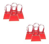 Beavorty 2 Juegos Caja De Flores Portátil Porta Arreglos Bolsas De Papel Bolsa Portátil Bolsa De Tela Con Cordón Cesta Bolsas Con Asas Mini Papel Especial Rojo 4 Uds * 2