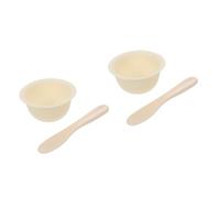 Beavorty 2 Juegos Conjunto De Tazones De Máscara Cepillo De Máscara De Barro Tazón De Bricolaje Cuenco Para Mezclar De Barro Cuenco Para El Cuidado De La Piel Gel De Sílice