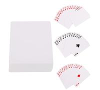 Beavorty 2 Juegos de Cartas de Papel para Sublimación DIY, Tarjetas Vacías para Transferencia Térmica, Tamaño Estándar, Aptas para Juegos de Póker y Proyectos Creativos Familiares