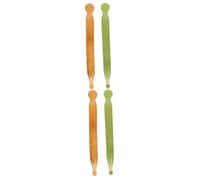 Beavorty 2 Juegos Tabla De Masaje Muscular Palo De Masaje Facial Punto De Presión Head Massager Masajeador Brazos Herramienta De Masaje De Presión Palos De Masaje Facial Resina 2 Piezas * 2