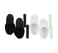 Beavorty 2 Pares De Plantillas De Forro Polar De Invierno: Plantillas Extraíbles Y Lavables De Felpa Para Zuecos; De Repuesto Acogedoras Para Mayor Calidez Y Comodidad (34-35)