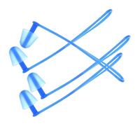 Beavorty 2 pares de Silicona Impermeables para Natación Adultos Diseño Ergonómico Antiruido con Cuerda Colgante Protectores Auditivos para bajo Agua Azul
