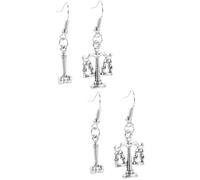 Beavorty 2 Pares Pendientes de Justicia para Abogados Pendientes Dangle de Ley Accesorios Únicos para Estudiantes de Derecho y Profesionales Diseño para Originales